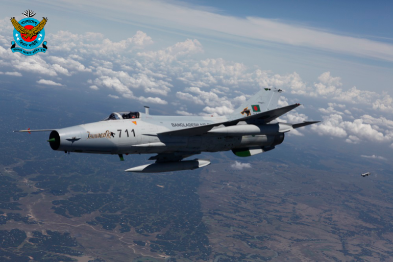 A Bangladesh Air Force F-7 jet crashed into a school in Uttara, Dhaka, killing at least 19 people. Emergency teams are on site. Investigation underway.